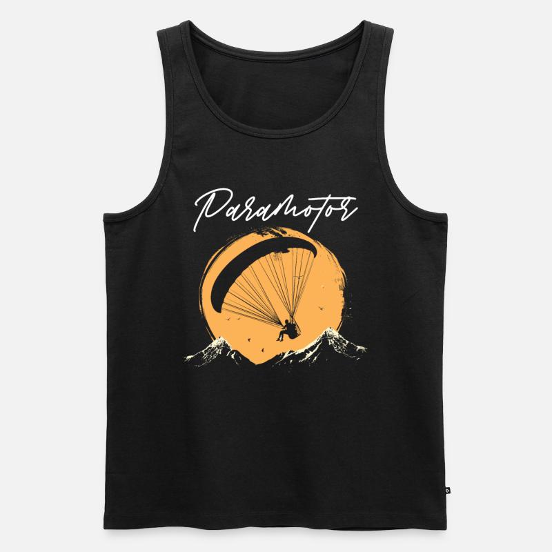 Paramotoring paramotoring - Men's Premium Organic Tank Top - black