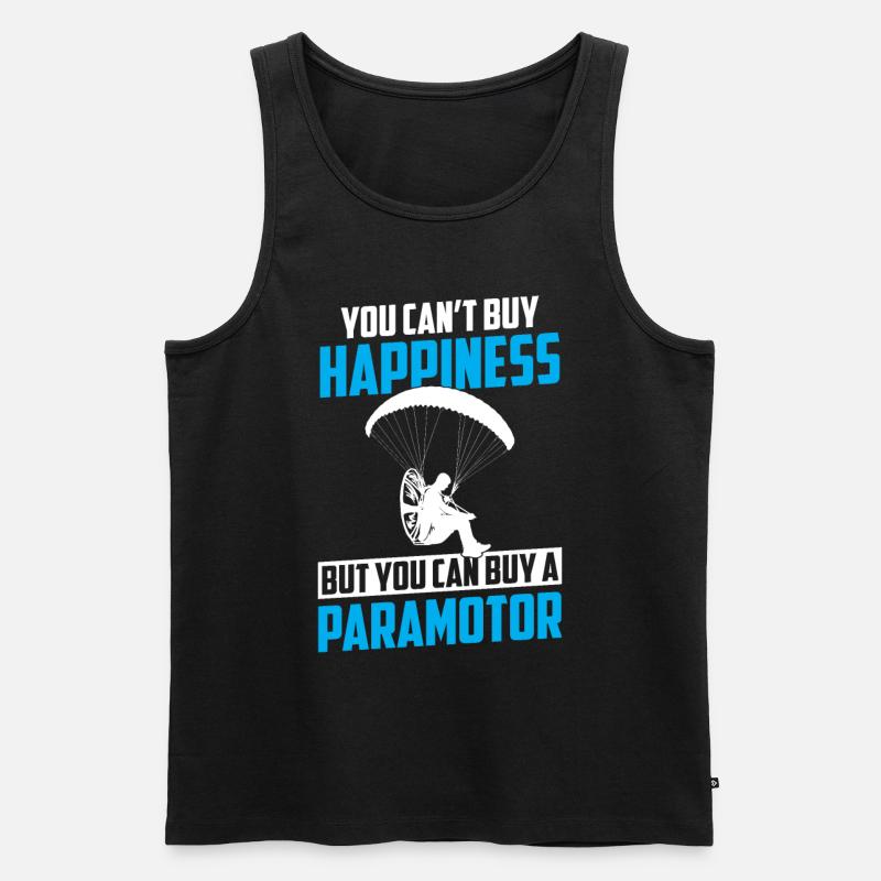 Paramotoring paramotoring - Men's Premium Organic Tank Top - black