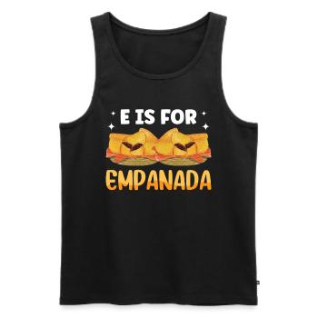 Mexican Venezuelan Empanada - Men's Premium Organic Tank Top - black - Front - AI Model Male 178 light (178cm)