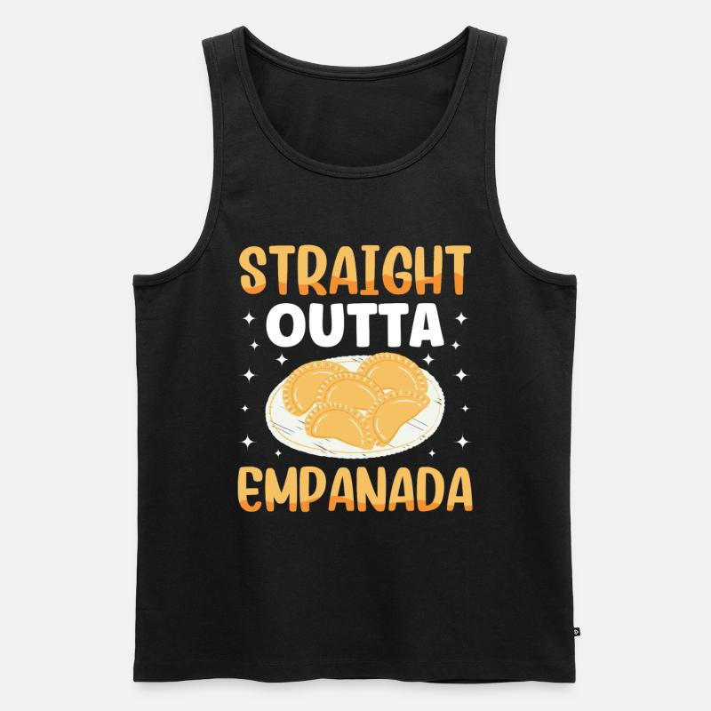 Mexikanisch Venezolanisch Empanada - Männer Premium Bio Tank Top - Schwarz