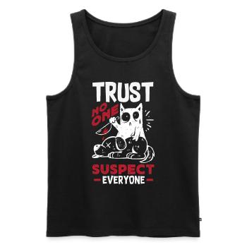 Murder Mystery Dinner, Murder Mystery Dinner - Men's Premium Organic Tank Top - black - Front - AI Model Male 178 light (178cm)
