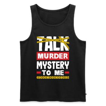 Murder Mystery Dinner, Murder Mystery Dinner - Men's Premium Organic Tank Top - black - Front - AI Model Male 178 light (178cm)