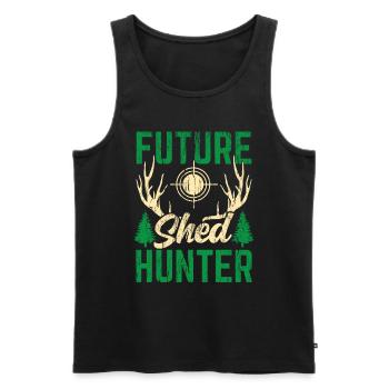 Scale Hunting Scale Hunter Hunting - Men's Premium Organic Tank Top - black - Front - AI Model Male 178 light (178cm)