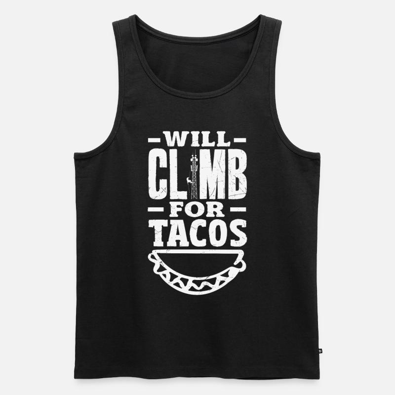 Turmkletterer-techniker Turmarbeiter - Männer Premium Bio Tank Top - Schwarz