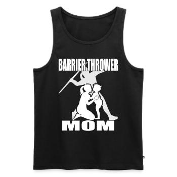 Athletics Athletics Games - Men's Premium Organic Tank Top - black - Front - Michal (187cm)
