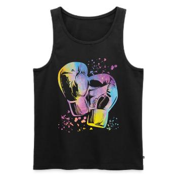 Boxen Kämpfer Kinder Boxen Match Boxer - Männer Premium Bio Tank Top - Schwarz - Vorne - Michal (187cm)