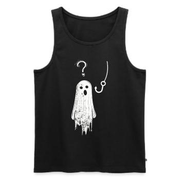 Appât fantôme Paranormal Chasseur de fantômes - Débardeur bio Premium Homme - noir - Devant - Michal (187cm)