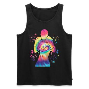 Boxing Fighter Kids Boxing Match Boxer - Men's Premium Organic Tank Top - black - Front - AI Model Male 178 light (178cm)