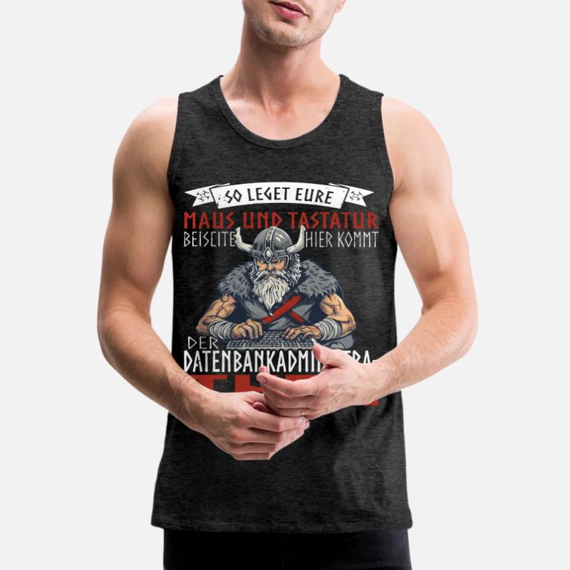 Database Administrator Coding Data Analyst Men's Premium Organic Tank Top