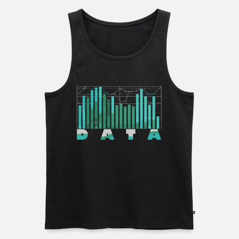 Behavioral Analyst Data Coding - Men's Premium Organic Tank Top - black