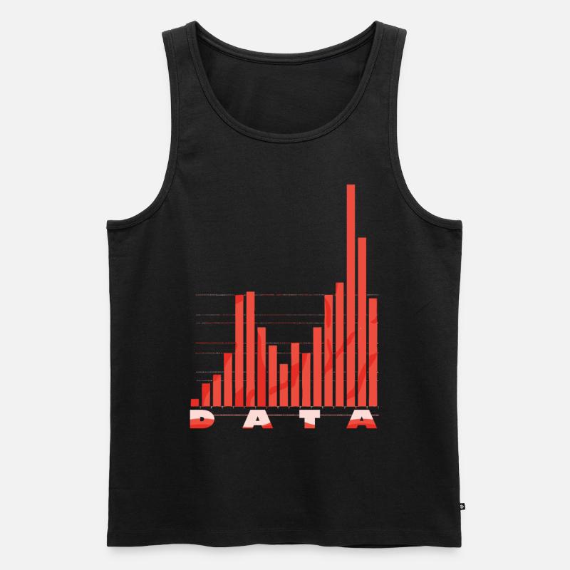 Behavioral Analyst Data Coding - Men's Premium Organic Tank Top - black