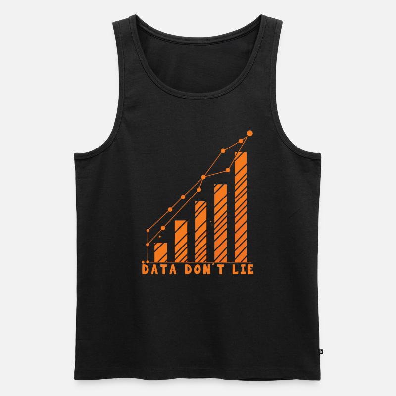 Behavioral Analyst Data Coding - Men's Premium Organic Tank Top - black