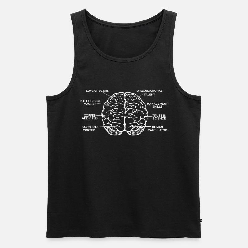Verhaltensanalyst Datenkodierung - Männer Premium Bio Tank Top - Schwarz
