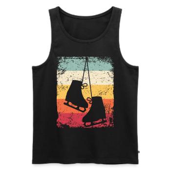 Figure Skating Figure Skating Ice Skating - Men's Premium Organic Tank Top - black - Front - Michal (187cm)