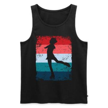 Figure Skating Figure Skating Skating - Men's Premium Organic Tank Top - black - Front - Michal (187cm)