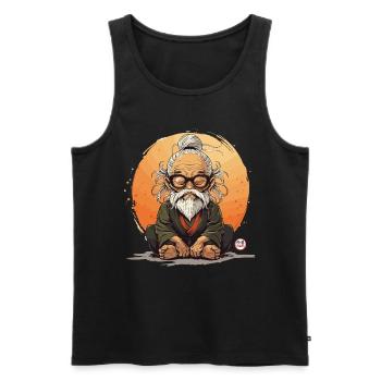 Hiragana Katakana Kaizen-methode Kaizen - Männer Premium Bio Tank Top - Schwarz - Vorne - AI Model Male 178 light (178cm)