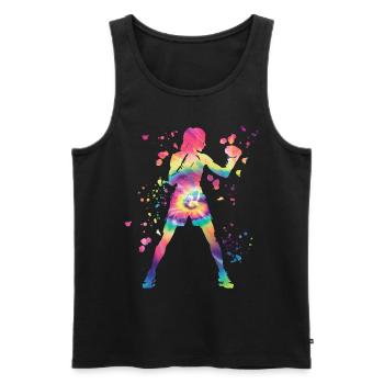 Boxing Fighter Kids Boxing Match Boxer - Men's Premium Organic Tank Top - black - Front - AI Model Male 178 light (178cm)