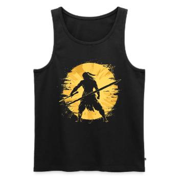 Arnis Eskrima Kali Fma - Männer Premium Bio Tank Top - Schwarz - Vorne - AI Model Male 178 light (178cm)