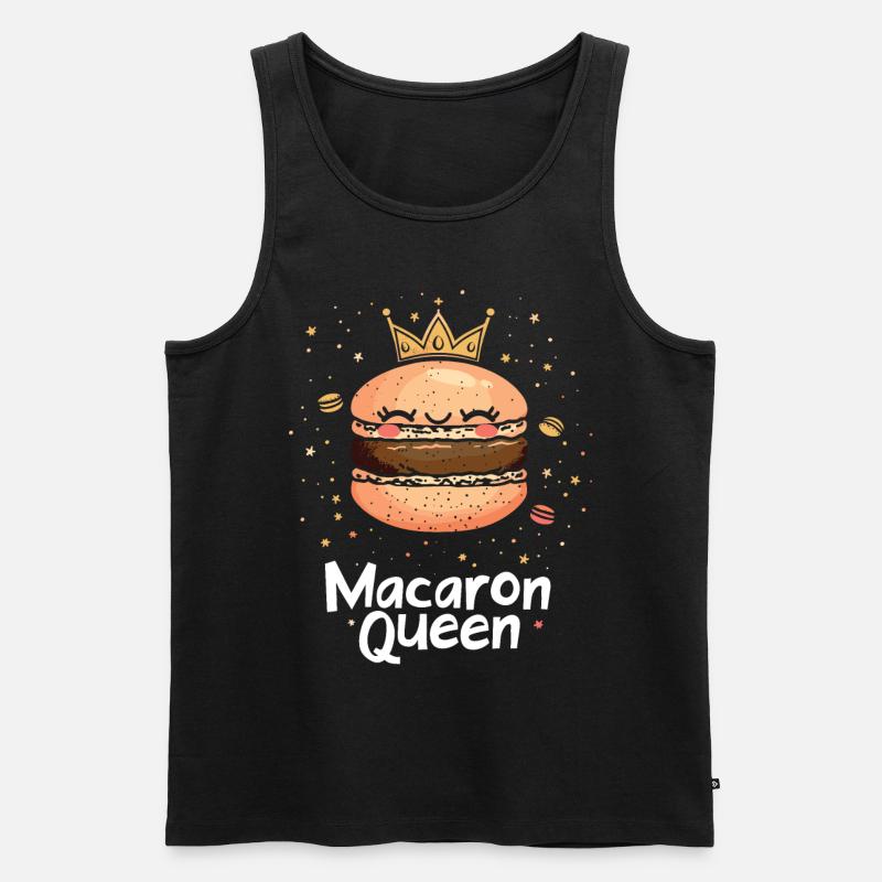 Macaron lovers Macaron Baker - Men's Premium Organic Tank Top - black