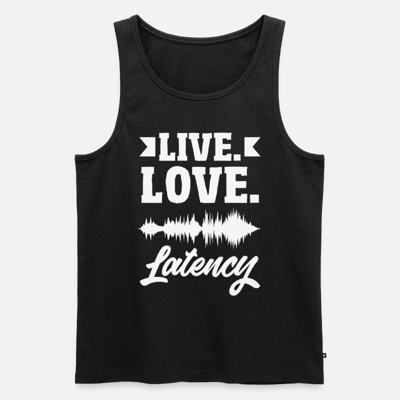 Lustiger Audiovisueller Techniker AV Tec - Männer Premium Bio Tank Top - Schwarz