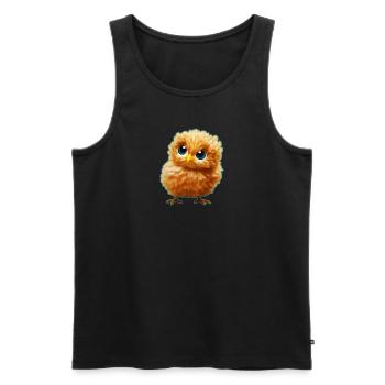baby kücken - Männer Premium Bio Tank Top - Schwarz - Vorne - Michal (187cm)