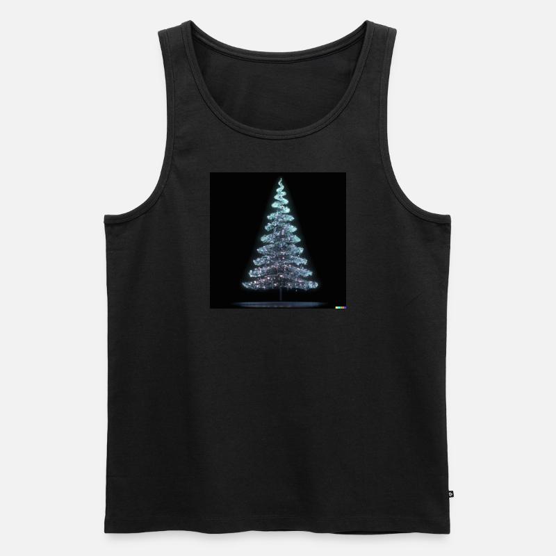 Modern Christmas Tree - Männer Premium Bio Tank Top - undefined