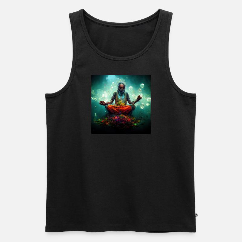 keep calm, indian sadu - Männer Premium Bio Tank Top - undefined