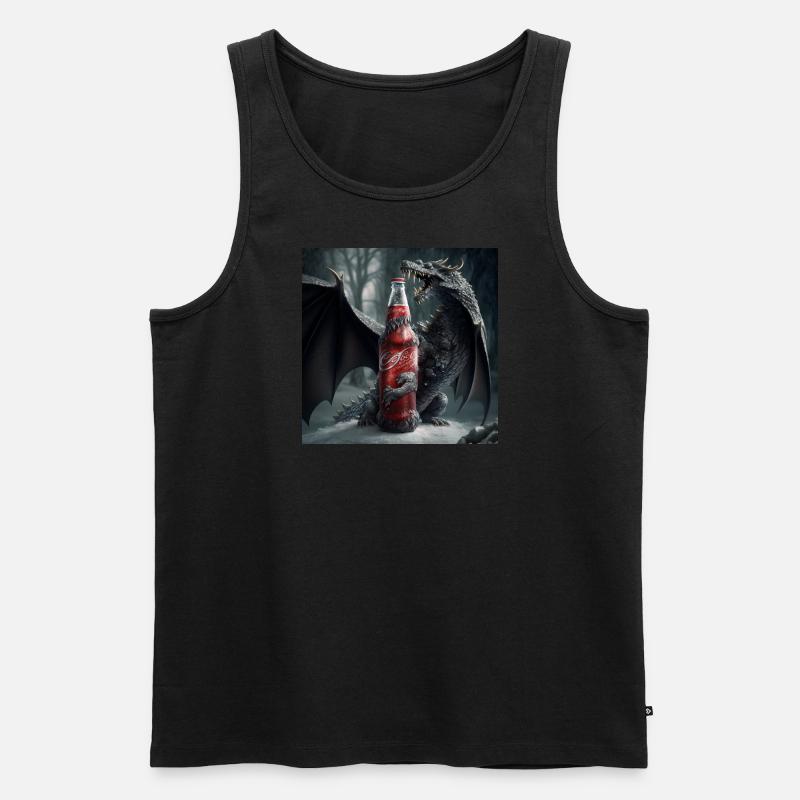 drachen - Männer Premium Bio Tank Top - undefined