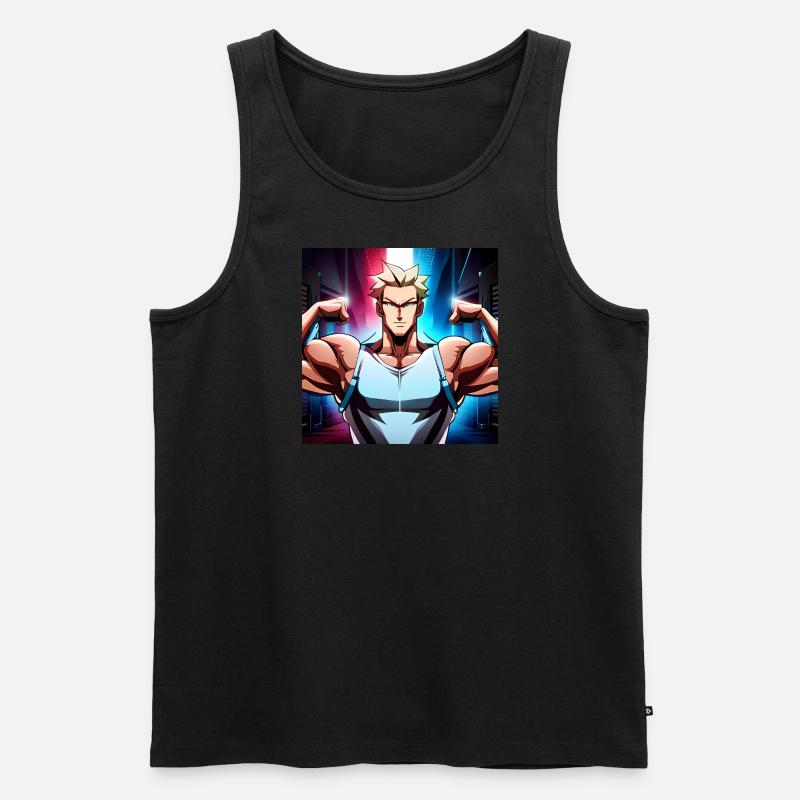 Strongman-Showdown - Männer Premium Bio Tank Top - undefined