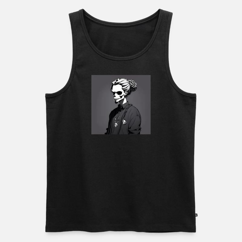 Lonely Bogi - Männer Premium Bio Tank Top - Schwarz
