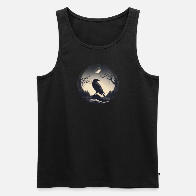 crow - Männer Premium Bio Tank Top - undefined