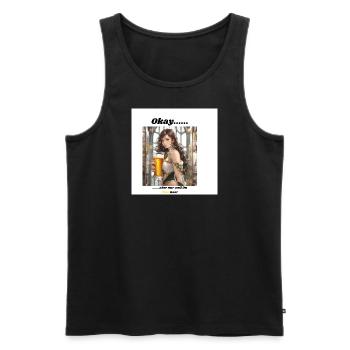 Gefährliche Verführung - Männer Premium Bio Tank Top - Schwarz - Vorne - Michal (187cm)
