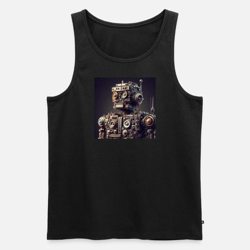 Roboter - Männer Premium Bio Tank Top - undefined