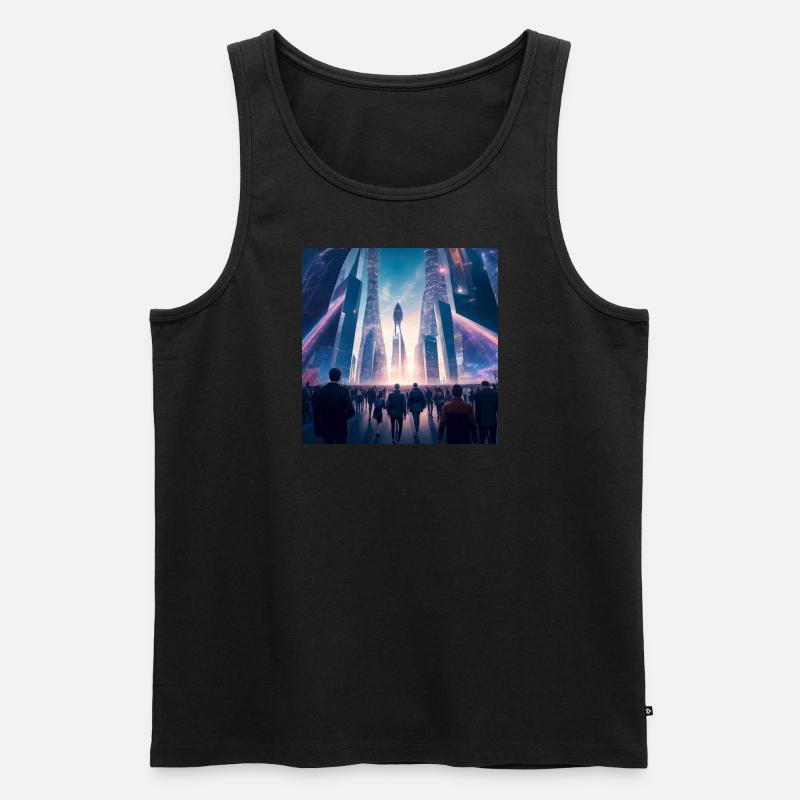 VOROS Skyline - Männer Premium Bio Tank Top - undefined