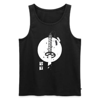 Broken Sword - Männer Premium Bio Tank Top - Schwarz - Vorne - Michal (187cm)