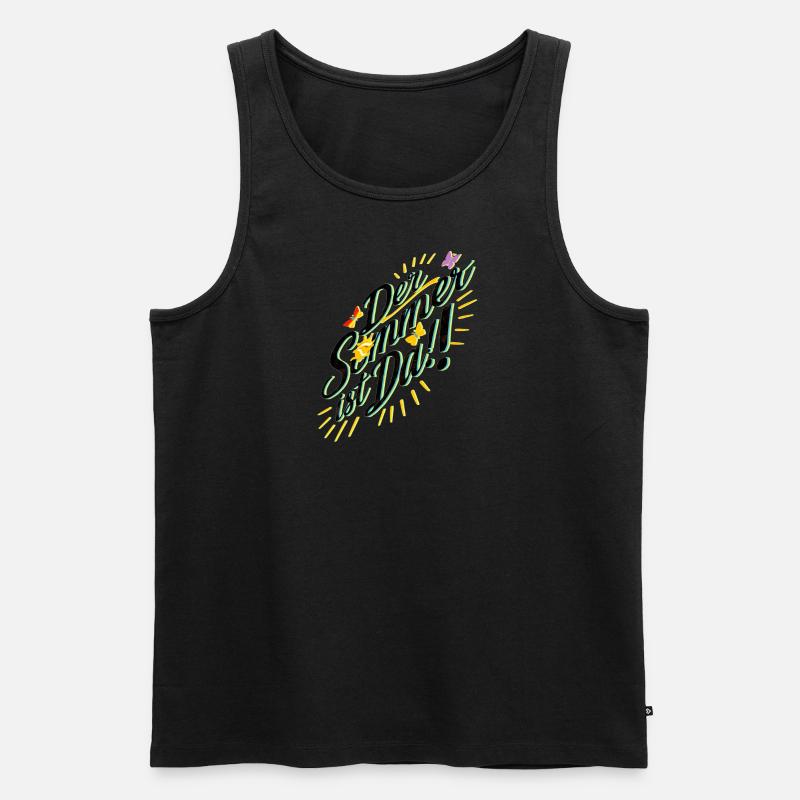 Sommer1 - Männer Premium Bio Tank Top - Schwarz