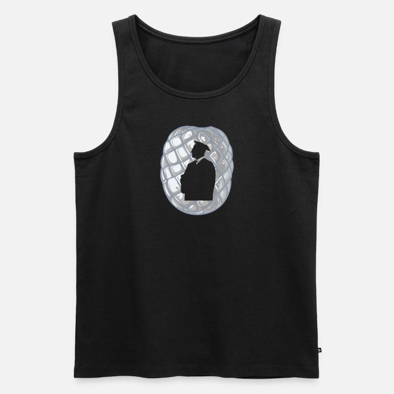 Phd Dissertation - Männer Premium Bio Tank Top - Schwarz