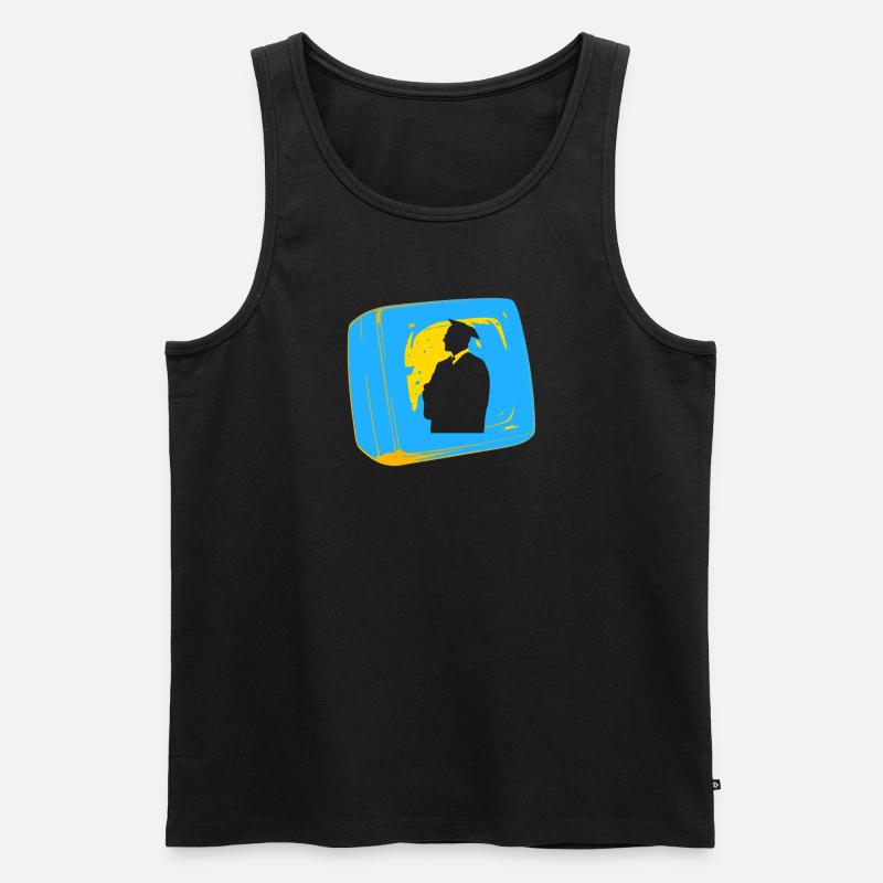 Phd Professor - Männer Premium Bio Tank Top - Schwarz