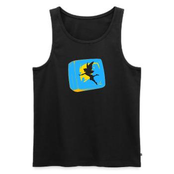 Fee Magie Elfen - Männer Premium Bio Tank Top - Schwarz - Vorne - AI Model Male 178 light (178cm)