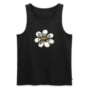 Graffiti Kunst Street Art - Men's Premium Organic Tank Top - black - Front - AI Model Male 178 light (178cm)