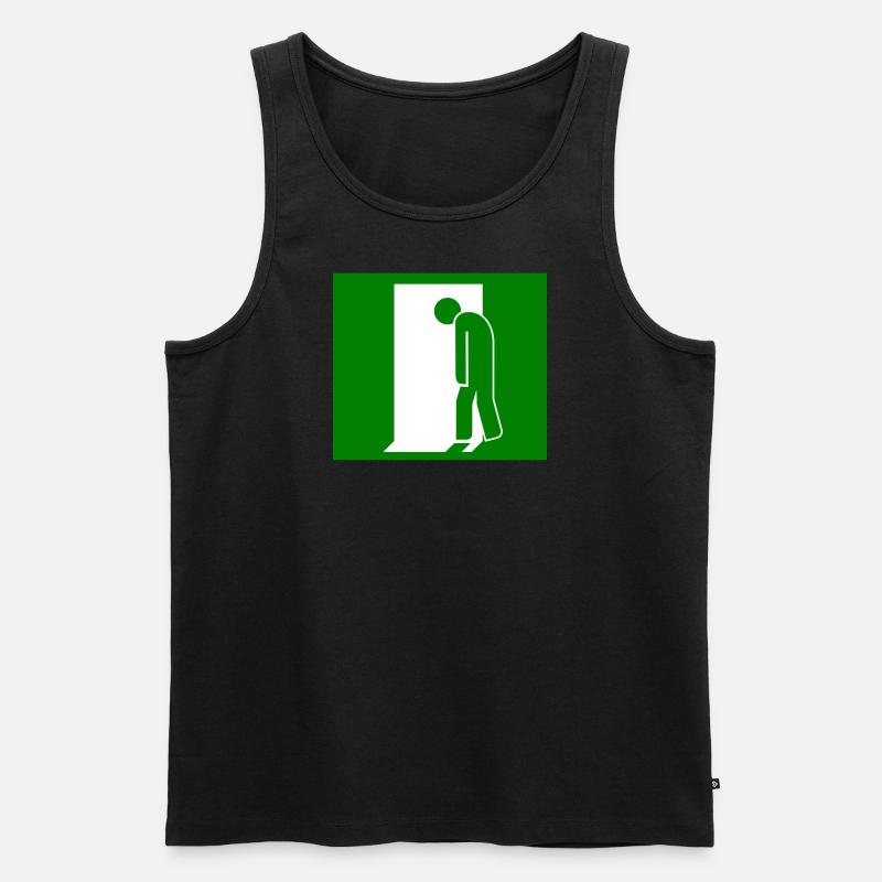 zeromotivation - Männer Premium Bio Tank Top - Schwarz
