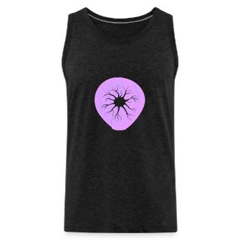 Biologie Evolution Studium - Männer Premium Bio Tank Top - Anthrazit - Vorne - Alexander (188cm)