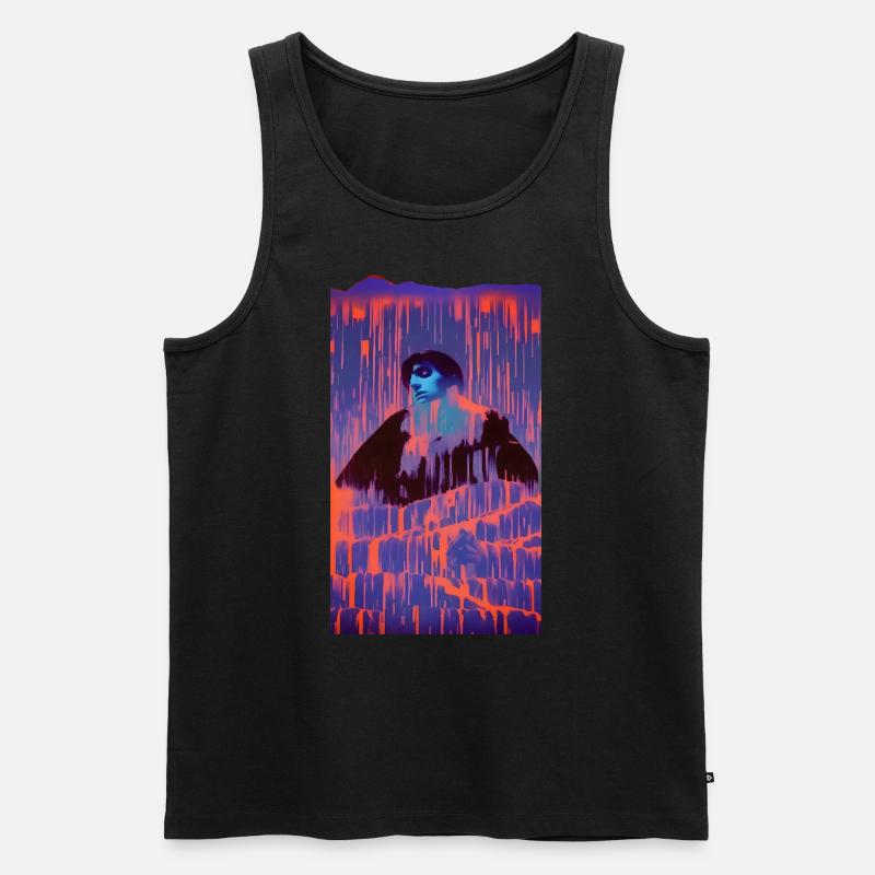 sleeping - Männer Premium Bio Tank Top - Schwarz
