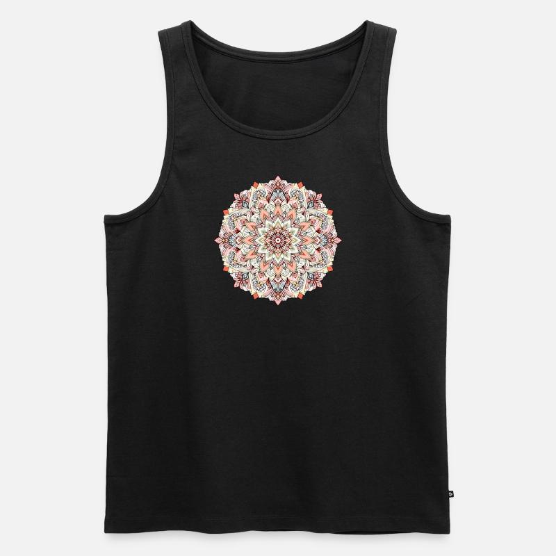 Mandala - Männer Premium Bio Tank Top - undefined