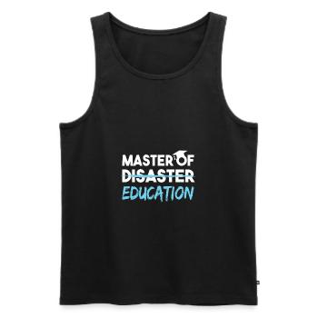 Master of Education Lehramt Étudiants - Débardeur bio Premium Homme - noir - Devant - Michal (187cm)