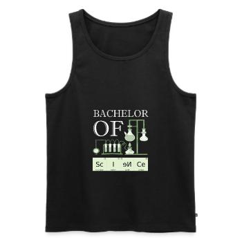 Bachelor Of Science Uni Abschluss - Männer Premium Bio Tank Top - Schwarz - Vorne - Michal (187cm)