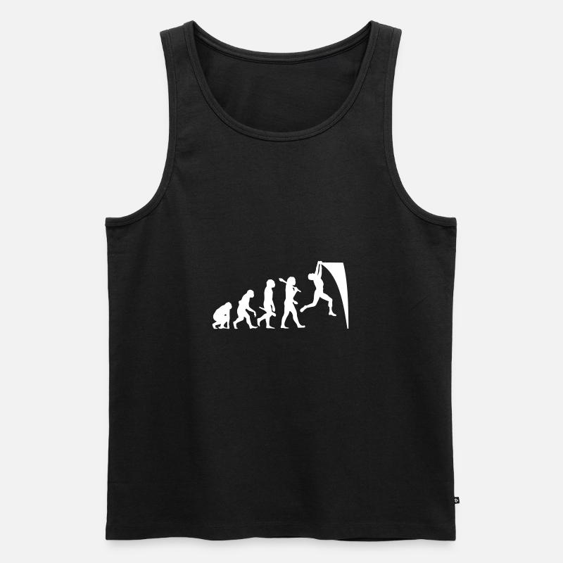 Evolution du guerrier ninja - Débardeur bio Premium Homme - noir