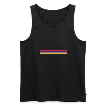 Arménie (V) - Débardeur bio Premium Homme - noir - Devant - Michal (187cm)