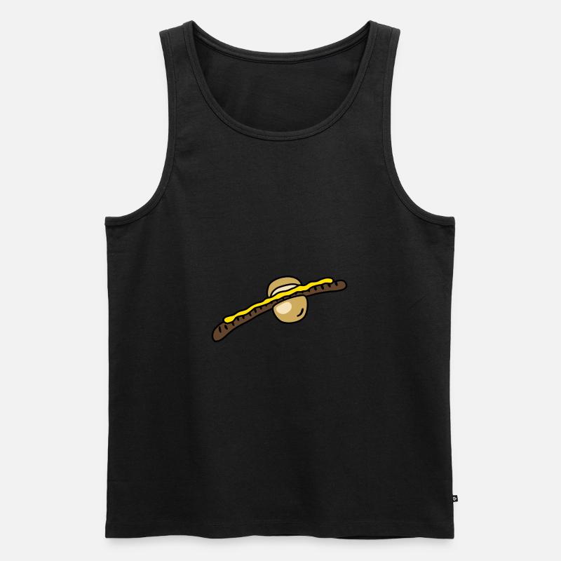 Coburger Bratwurst - Männer Premium Bio Tank Top - Schwarz