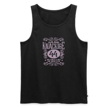 44. Geburtstag ich bin 44 Jahre alt - Männer Premium Bio Tank Top - Schwarz - Vorne - AI Model Male 178 light (178cm)